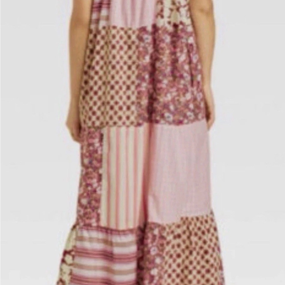 Universal Thread Patchwork Maxi Dress - Pink And … - image 2